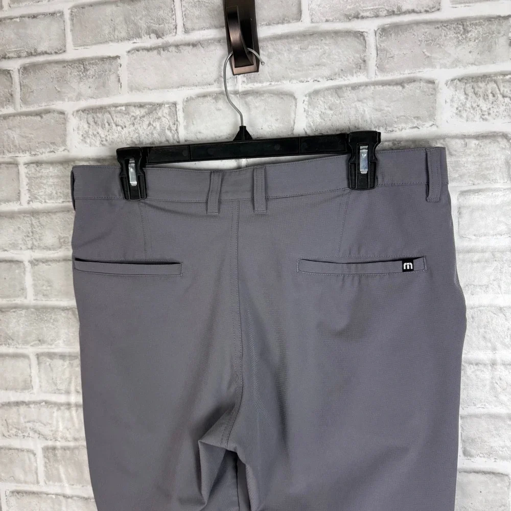 Travis Mathew Open To Close Grey Golf Performance Pants Mens 32 x 30 1MQ184